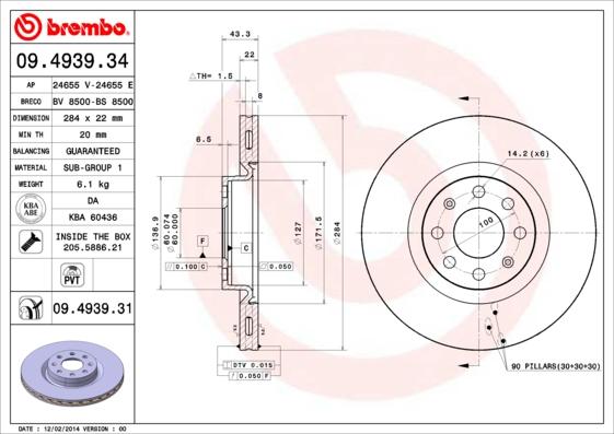 Breco BS 8500 - Bremžu diski autodraugiem.lv