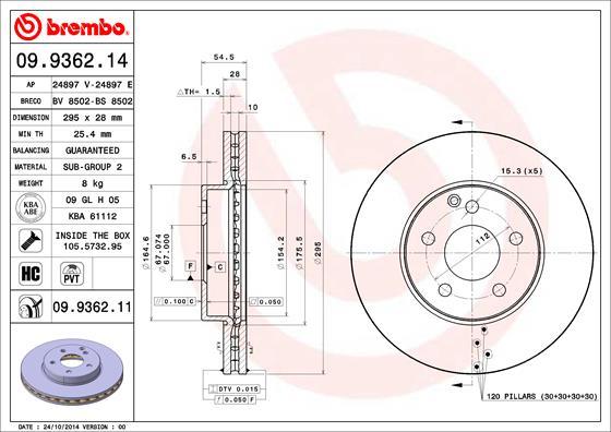 Breco BS 8502 - Bremžu diski autodraugiem.lv