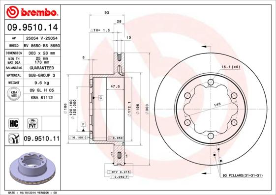 Breco BS 8650 - Bremžu diski autodraugiem.lv