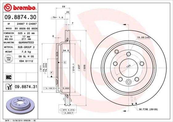 Breco BS 8606 - Bremžu diski autodraugiem.lv