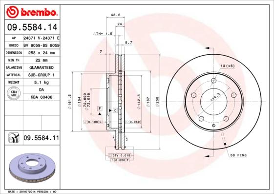 Breco BS 8059 - Bremžu diski autodraugiem.lv