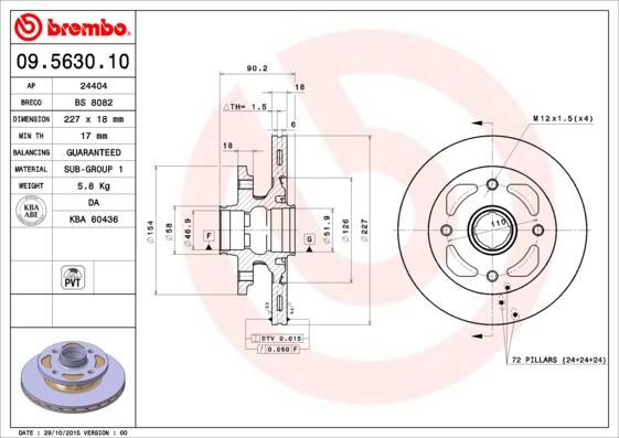 Breco BS 8082 - Bremžu diski autodraugiem.lv