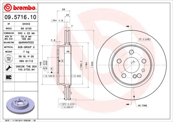 Breco BS 8105 - Bremžu diski autodraugiem.lv