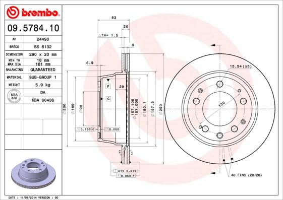 Breco BS 8132 - Bremžu diski autodraugiem.lv
