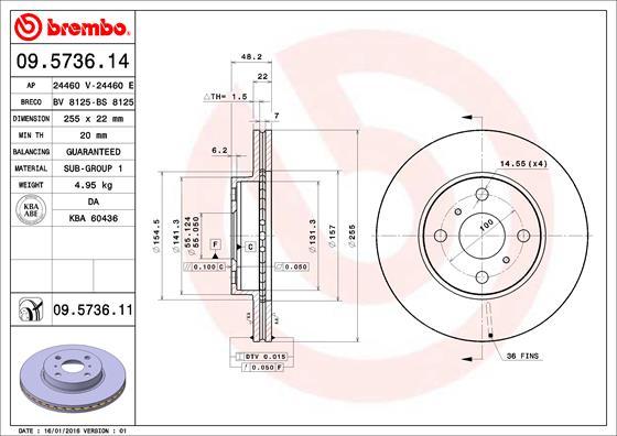 Breco BS 8125 - Bremžu diski autodraugiem.lv