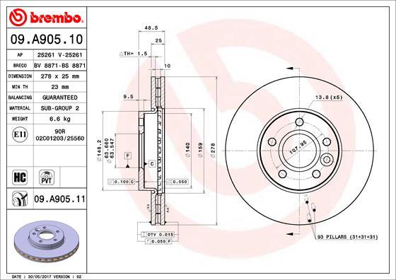 Breco BS 8871 - Bremžu diski autodraugiem.lv