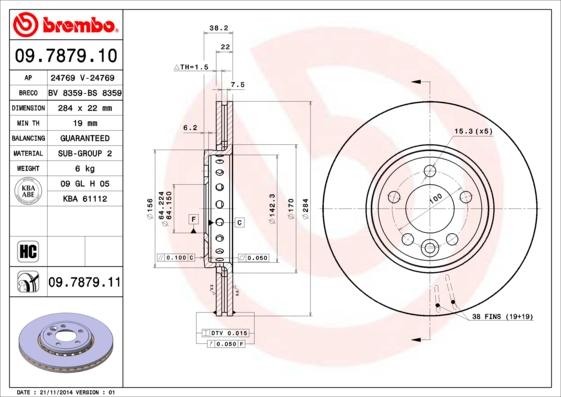 Breco BS 8359 - Bremžu diski autodraugiem.lv