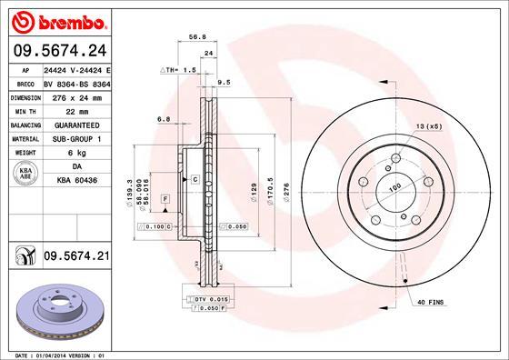 Breco BS 8364 - Bremžu diski autodraugiem.lv
