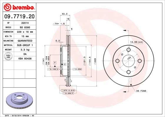 Breco BS 8380 - Bremžu diski autodraugiem.lv