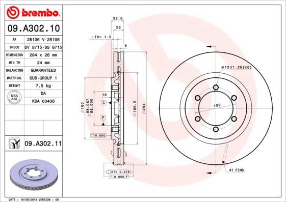 Breco BS 8715 - Bremžu diski autodraugiem.lv
