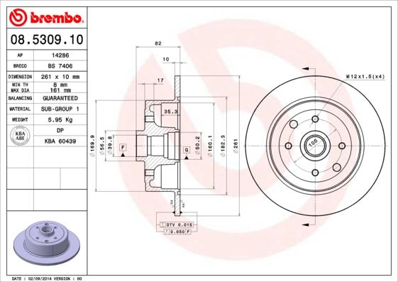 Breco BS 7406 - Bremžu diski autodraugiem.lv