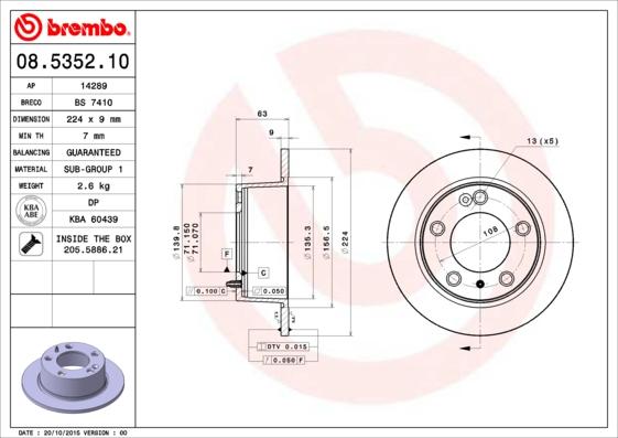 Breco BS 7410 - Bremžu diski autodraugiem.lv