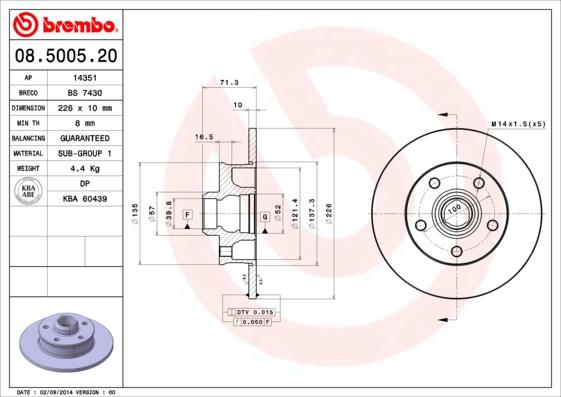 Breco BS 7430 - Bremžu diski autodraugiem.lv