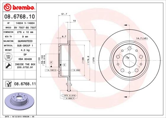 Breco BS 7507 - Bremžu diski autodraugiem.lv