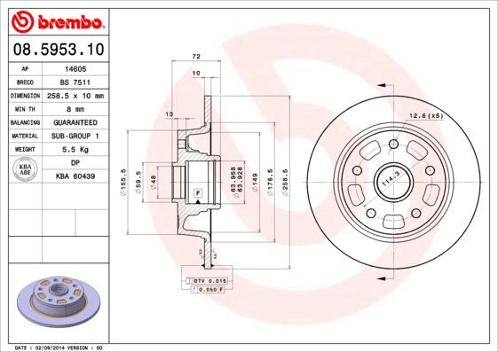 Breco BS 7511 - Bremžu diski autodraugiem.lv