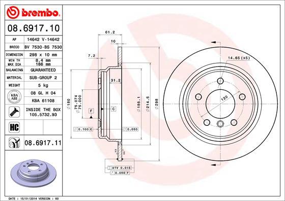 Breco BS 7530 - Bremžu diski autodraugiem.lv