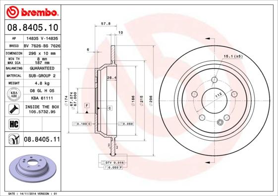 Breco BS 7626 - Bremžu diski autodraugiem.lv