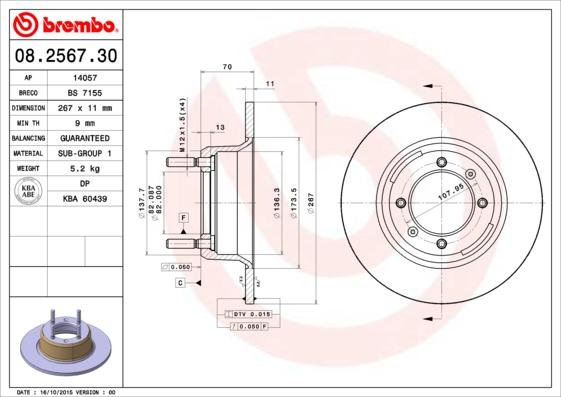 Breco BS 7155 - Bremžu diski autodraugiem.lv