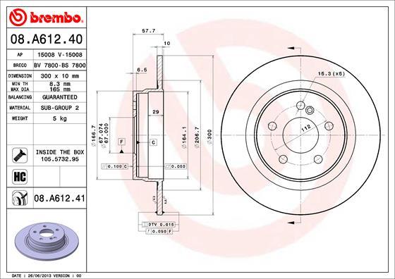 Breco BS 7800 - Bremžu diski autodraugiem.lv
