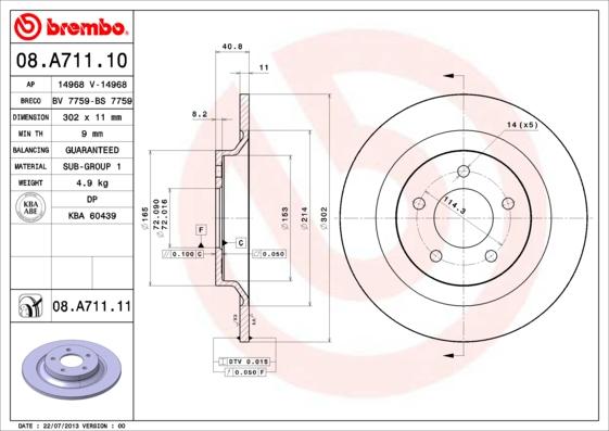 Breco BS 7759 - Bremžu diski autodraugiem.lv
