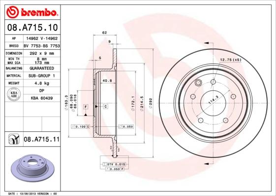 Breco BS 7753 - Bremžu diski autodraugiem.lv