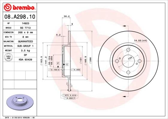 Breco BS 7713 - Bremžu diski autodraugiem.lv