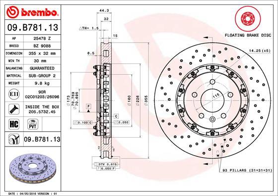 Breco BZ 9088 - Bremžu diski autodraugiem.lv