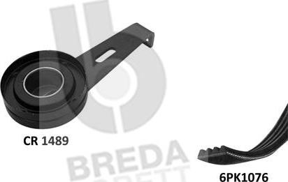 Breda Lorett KCA0020 - Ķīļrievu siksnu komplekts autodraugiem.lv