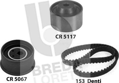 Breda Lorett KCD0155 - Zobsiksnas komplekts autodraugiem.lv