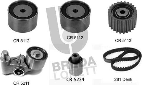 Breda Lorett KCD0184 - Zobsiksnas komplekts autodraugiem.lv