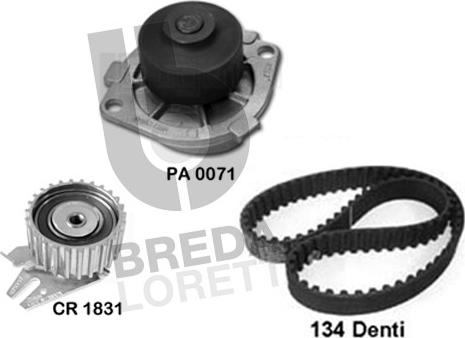 Breda Lorett KPA0094A - Ūdenssūknis + Zobsiksnas komplekts autodraugiem.lv