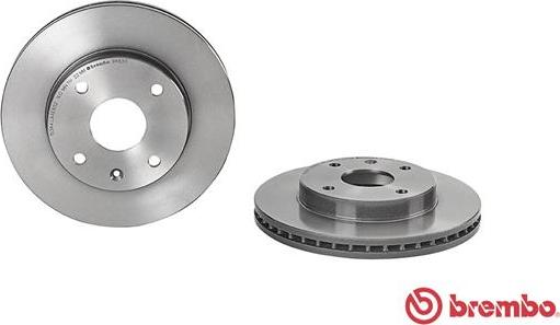 Brembo 09.9483.11 - Bremžu diski autodraugiem.lv