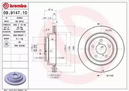 Alpha Brakes HTT-SB-002 - Bremžu diski autodraugiem.lv