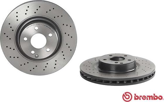 Brembo 09.9825.11 - Bremžu diski autodraugiem.lv