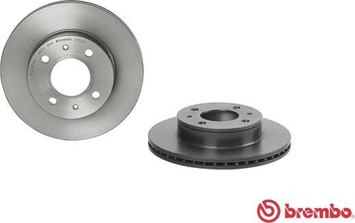 Brembo 09.9753.21 - Bremžu diski autodraugiem.lv