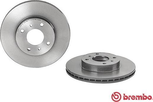 Brembo 09.5254.21 - Bremžu diski autodraugiem.lv