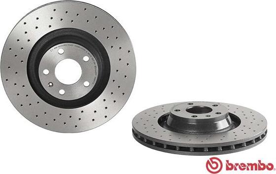 Brembo 09.8841.3X - Bremžu diski autodraugiem.lv