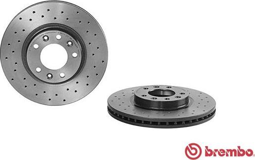 Brembo 09.8303.1X - Bremžu diski autodraugiem.lv