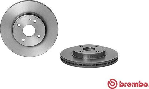 Brembo 09.A968.11 - Bremžu diski autodraugiem.lv