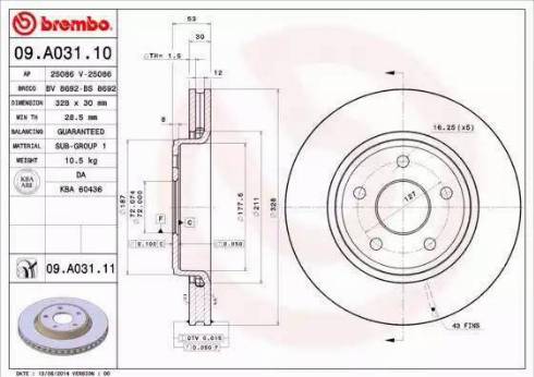 Alpha Brakes HTP-CH-031 - Bremžu diski autodraugiem.lv