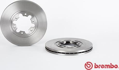 Brembo 09.A862.10 - Bremžu diski autodraugiem.lv