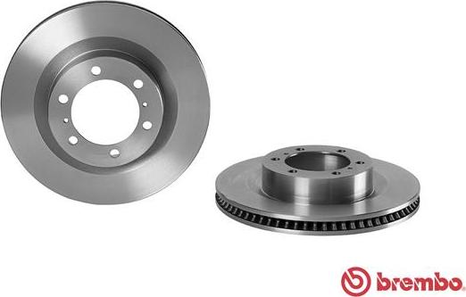 Brembo 09.B634.10 - Bremžu diski autodraugiem.lv