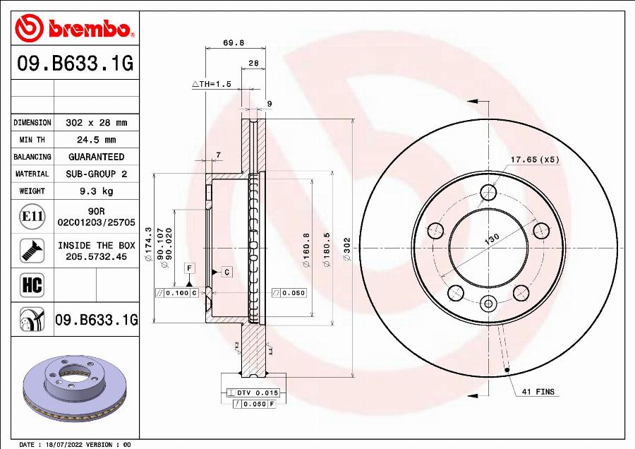 Brembo KT 10 034 - Bremžu komplekts, Disku bremzes autodraugiem.lv