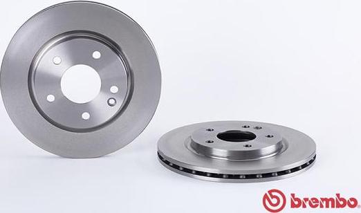 Brembo 09.B843.10 - Bremžu diski autodraugiem.lv