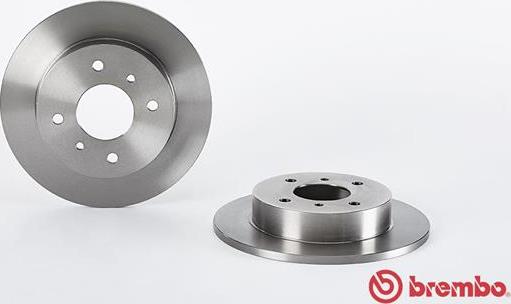 Brembo 08.5443.10 - Bremžu diski autodraugiem.lv