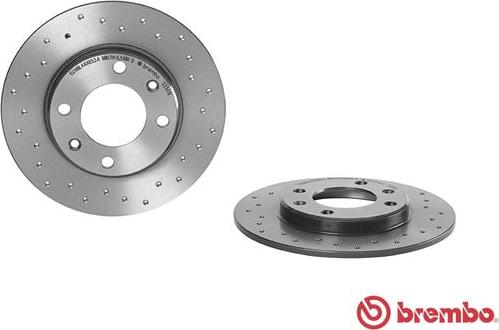 Brembo 08.5334.1X - Bremžu diski autodraugiem.lv