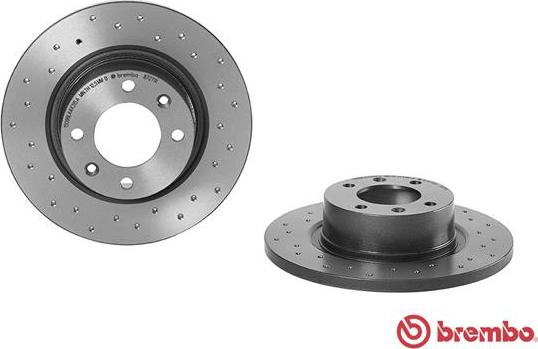 Brembo 08.8727.1X - Bremžu diski autodraugiem.lv