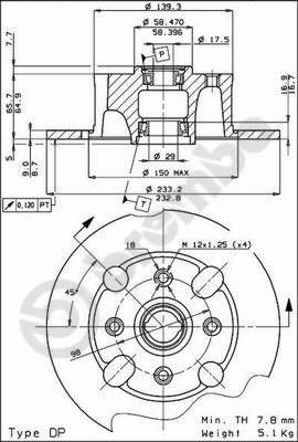 Brembo 08.2163.10 - Bremžu diski autodraugiem.lv