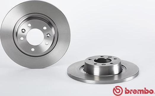 Brembo 08.A456.10 - Bremžu diski autodraugiem.lv