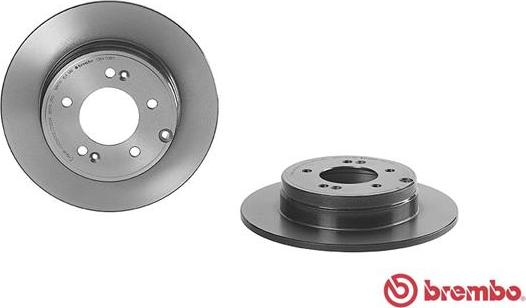 Brembo 08.A708.11 - Bremžu diski autodraugiem.lv